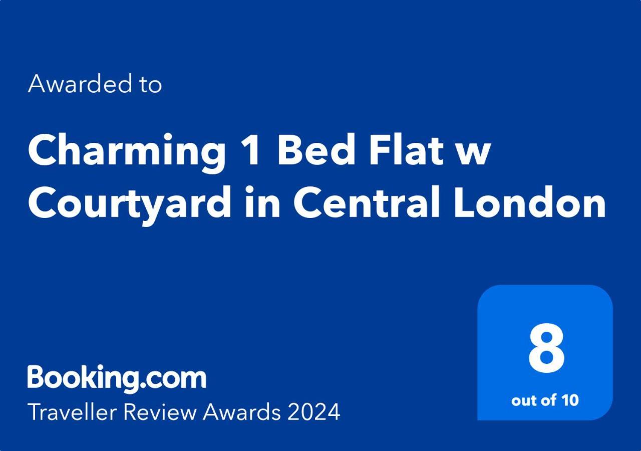 Charming 1 Bed Flat W Courtyard In Central Londres Extérieur photo